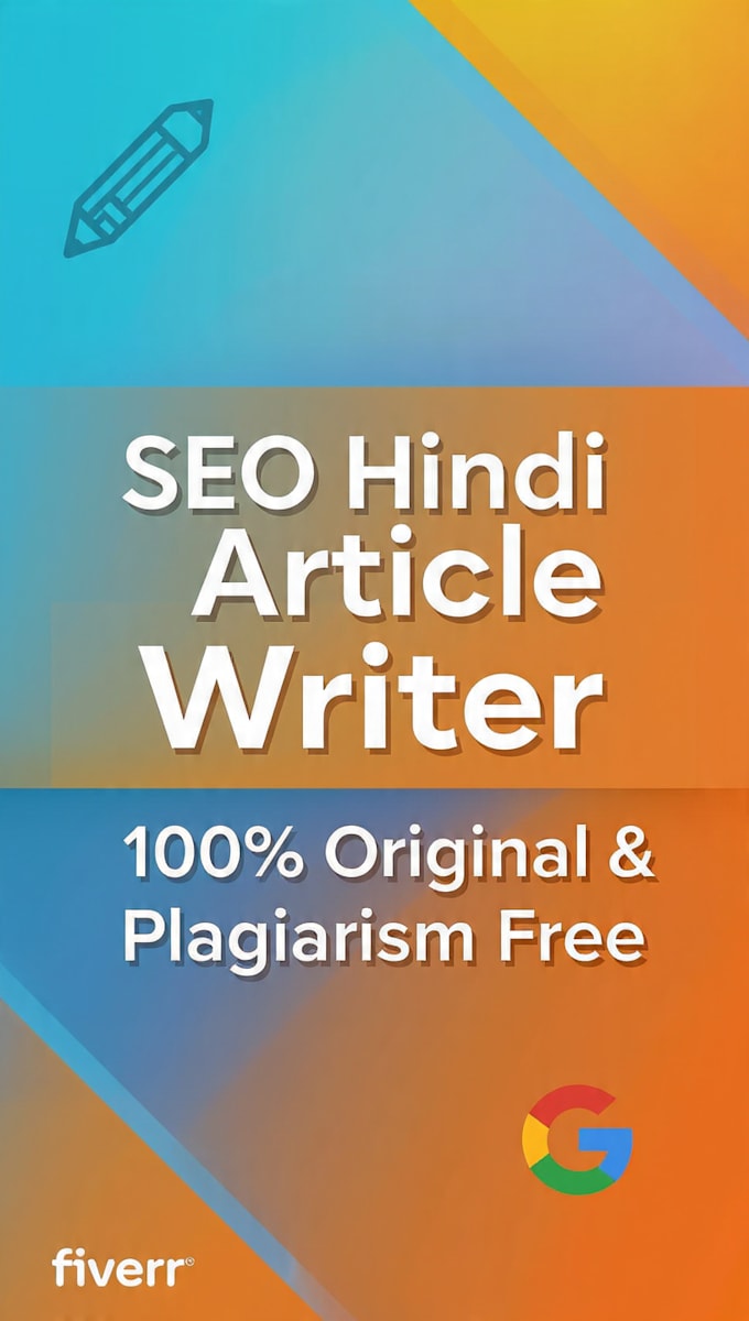 write SEO friendly hindi articles and blog posts for you