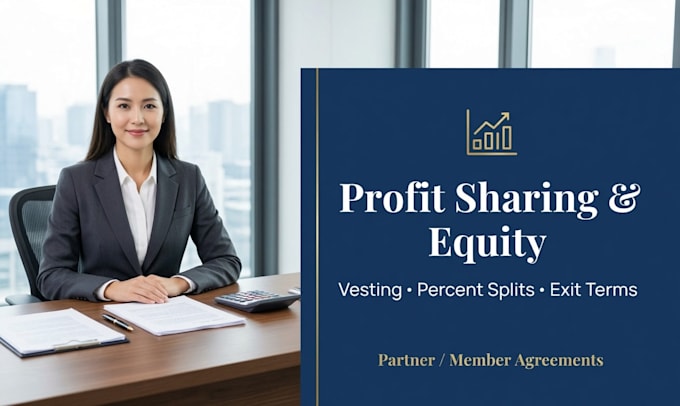 write a custom profit sharing agreement and partner equity contract