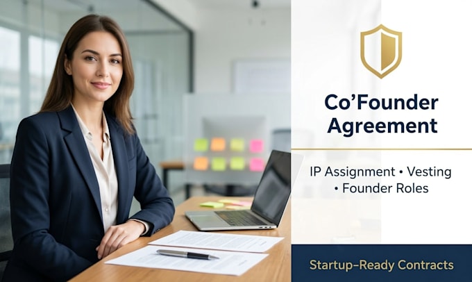 draft a solid startup co founder agreement and IP assignment contract