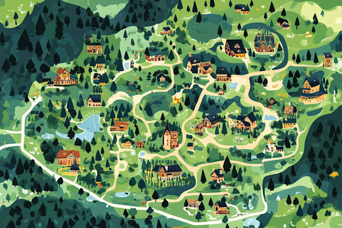draw a vector map in illustrator