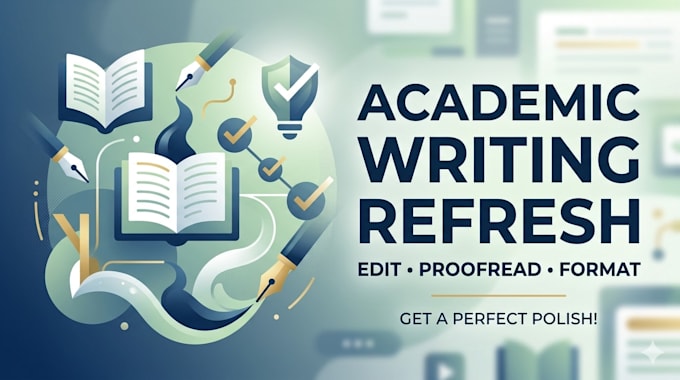edit, proofread, and format academic papers and assignments
