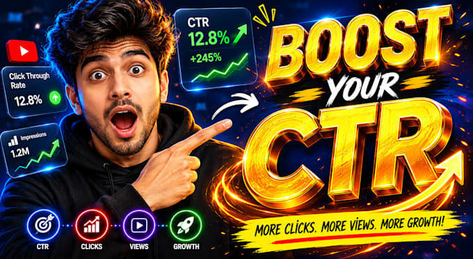 Design a ctr boosting youtube thumbnail in 3 hours by Spyro8361 | Fiverr