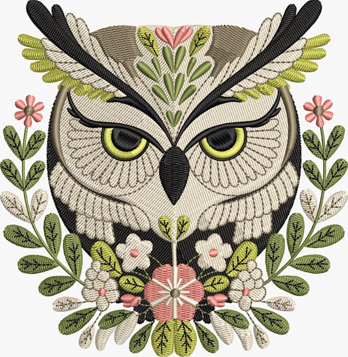 create detailed jacket back embroidery digitizing files