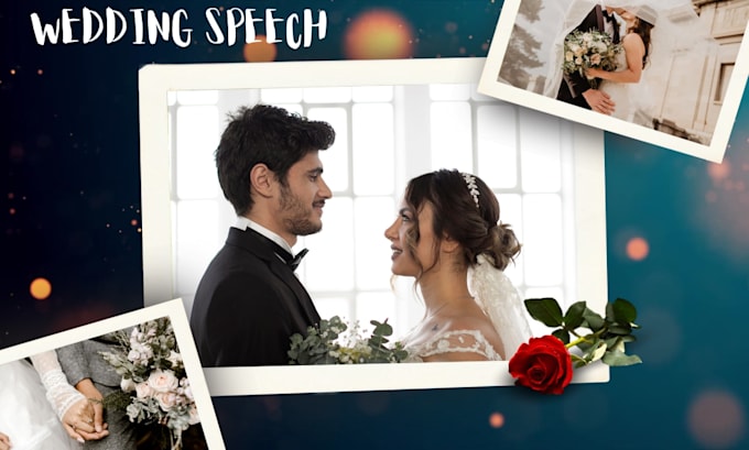 write a witty, memorable wedding speech that gets laughs and standing ovations