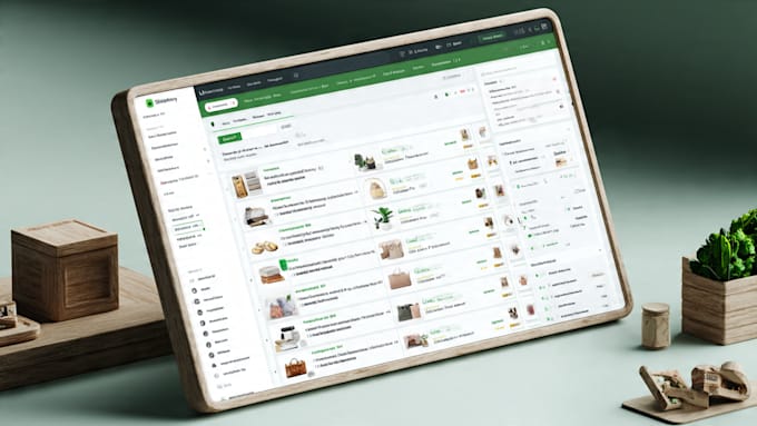 do shopify product listing, data entry and product upload