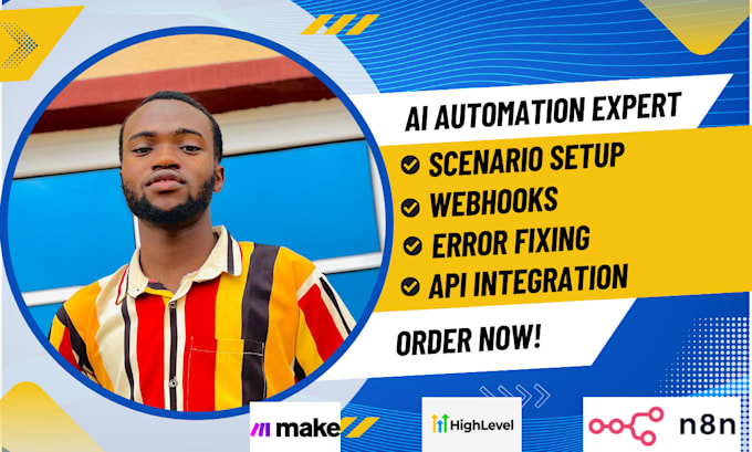 be your make com expert make com automation made com fix make com automation