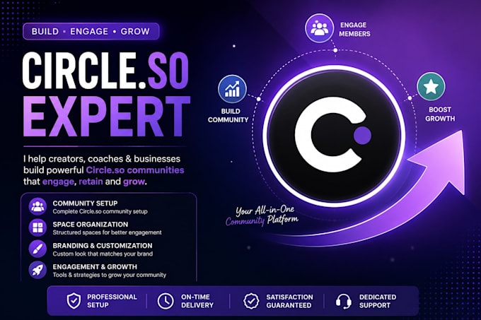 setup circle so online course, skool community website, circle membership site