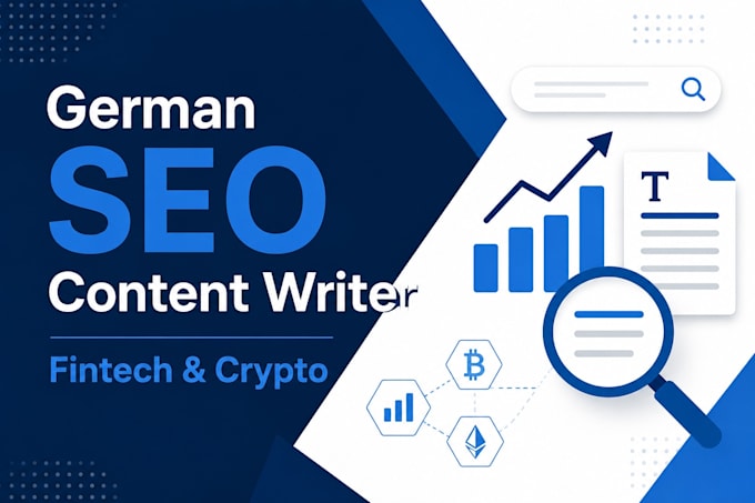 write SEO optimized german fintech and crypto content
