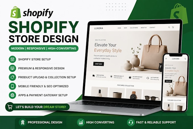 build and rebuild shopify store