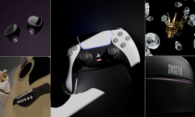 do professional 3d modeling and high quality rendering