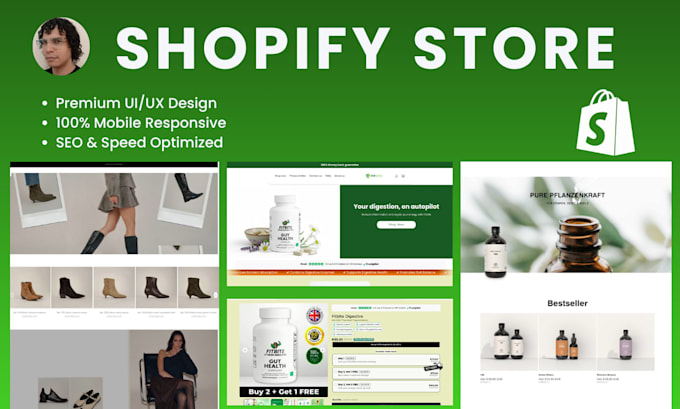 build shopify store, website, dropshipping store in 4 days