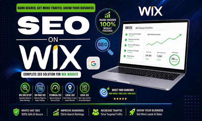 improve wix SEO and website ranking with audit GEO optimization