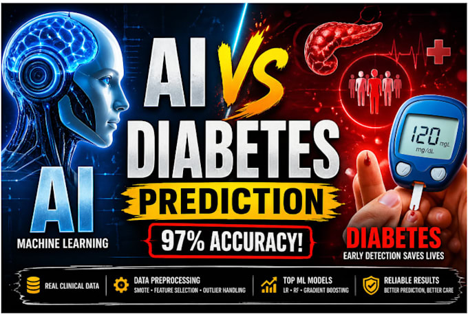build a machine learning diabetes prediction system using ai