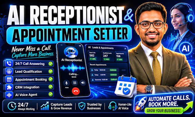 build ai appointment and vapi ai receptionist calling agent