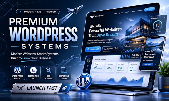 redesign professional wordpress website for better branding