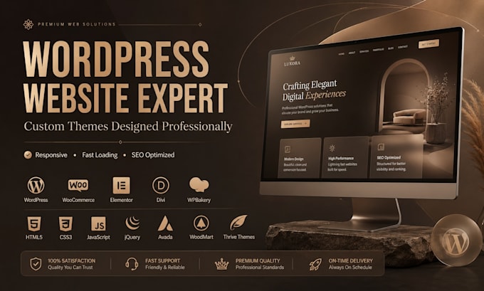 redesign wordpress theme, improve speed, clean user experience