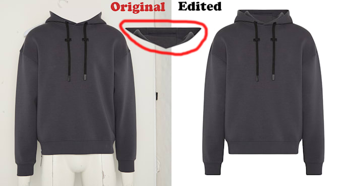 do professional ghost mannequin and  flat lay image editing for e commerce