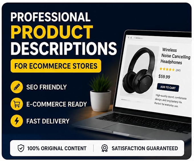 write shopify, etsy and ecommerce description in copywriting