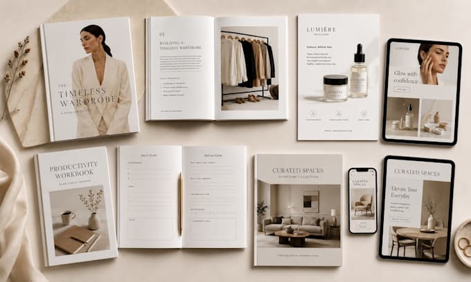 design editable canva ebook, pdf lead magnet, workbook, canva ebook and workbook