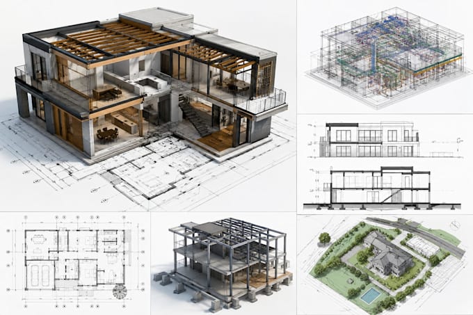 design professional house plan, floor plan and architectural drawing