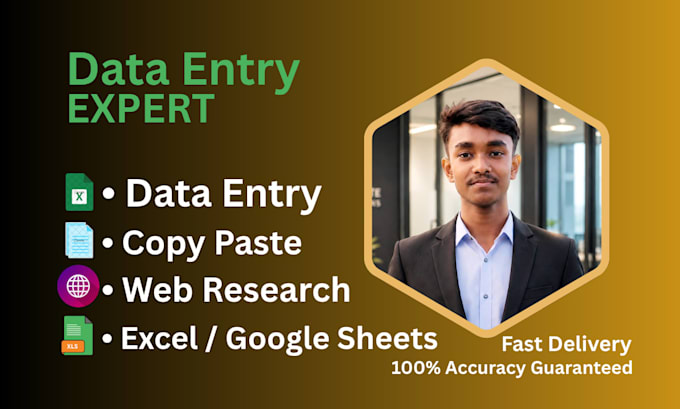 do data entry, web research and copy paste tasks