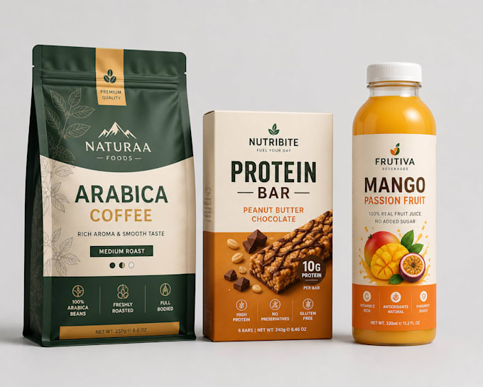 design modern packaging and label design