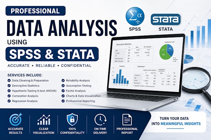 analyze data using spss and stata