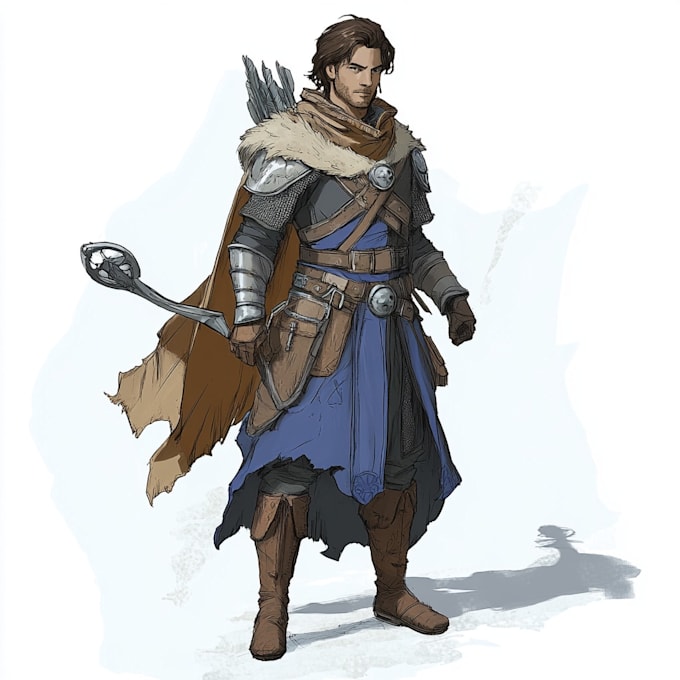 create a dnd art or dnd character art