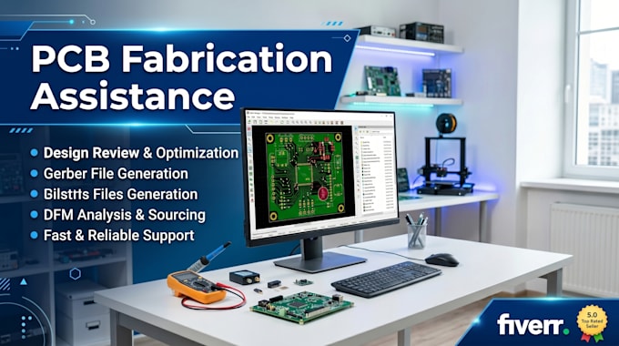 provide pcb fabrication assistance and file checking
