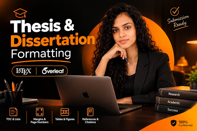 format your thesis or dissertation in latex or overleaf