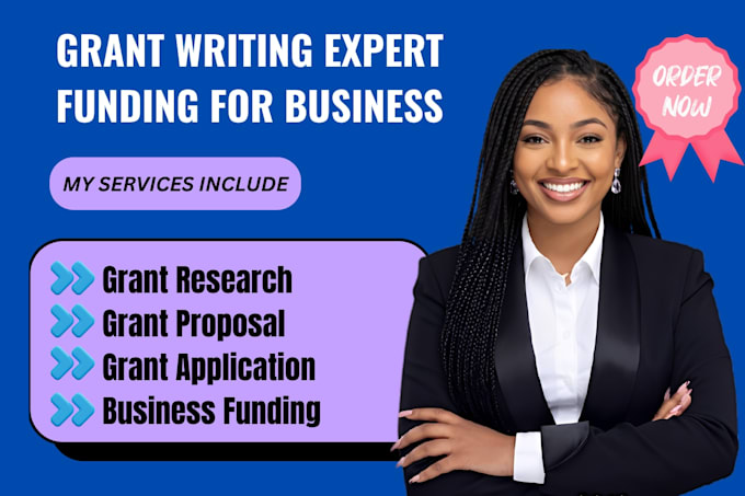 do grant proposal writing research for small business funding