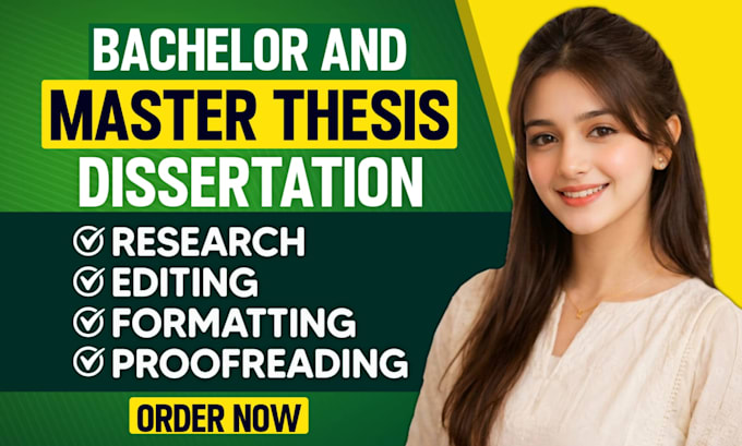 proofread, format and edit bachelor and master thesis, dissertation