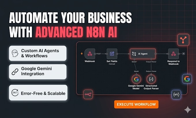 build n8n ai agent automation workflow, custom ai agents n8n workflow