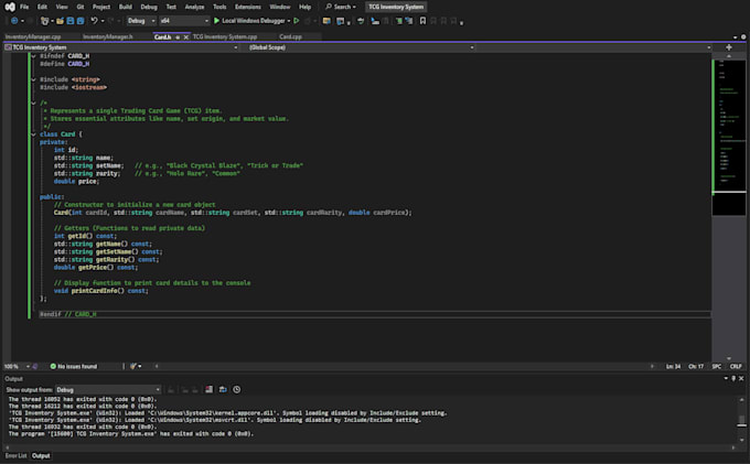 write, debug, and refactor your c and cpp console applications