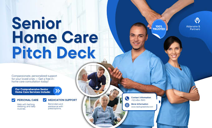 create senior care pitch deck nonprofit pitch deck elder aging pitch deck