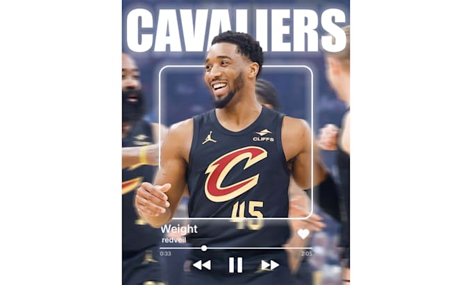 design a custom music player graphic