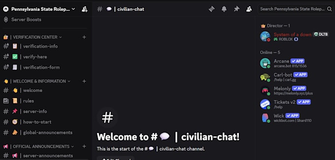 make a discord server