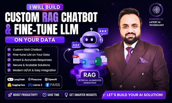build a custom rag chatbot and fine tune llm on your data