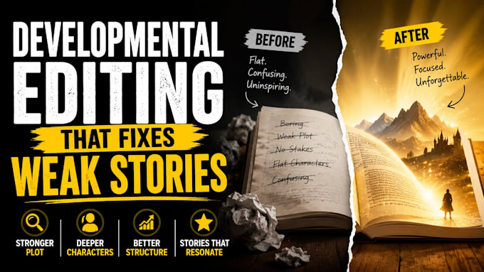 book editor developmental critique novel manuscript story feedback