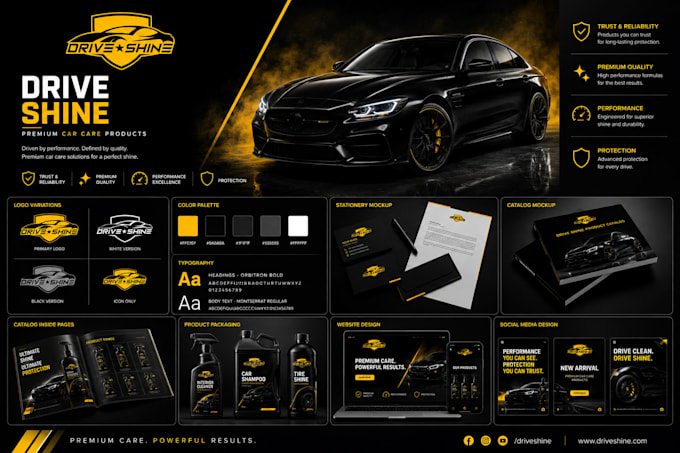 design logo, branding, packaging, and full visual identity