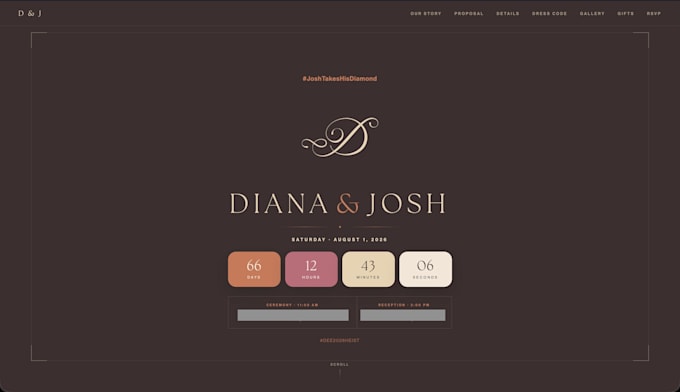 create your dream wedding website, rsvp system and google sheet tracker