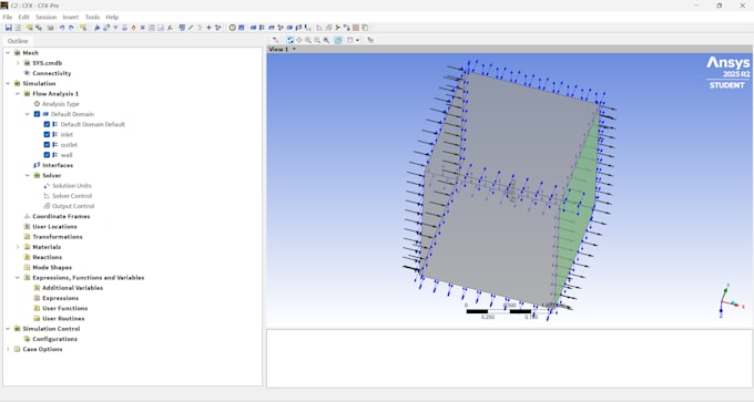 perform ansys fluent cfd simulation for external aerodynamics