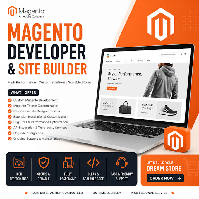 magento website developer and develop magento store