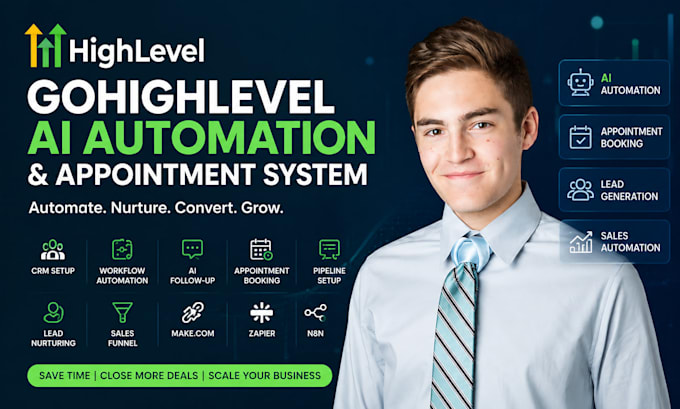 create gohighlevel ai automation and appointment system