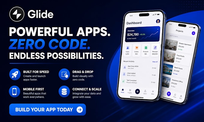 build glide app develop glide webapp fix and debug your glide app for you glide