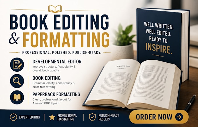 do book editing and formatting, paperback formatting, developmental editing