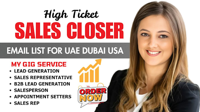 provide targeted b2b lead generation and verified email lists for uae dubai usa