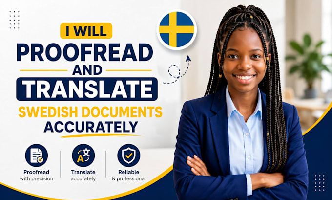 proofread and translate swedish documents accurately