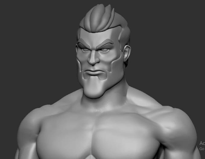 create 3d printable action figure and stl models