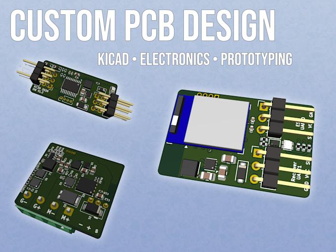 design a custom kicad pcb for your electronics project